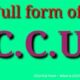 CCU Full Form – What is CCU? , What does CCU mean?