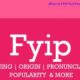 What is FYIP Full Form - FYIP Full Form