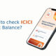 ICICI Bank Account Balance Check